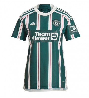 Maillot de foot Manchester United Extérieur Femmes 2023-24 Manches Courte